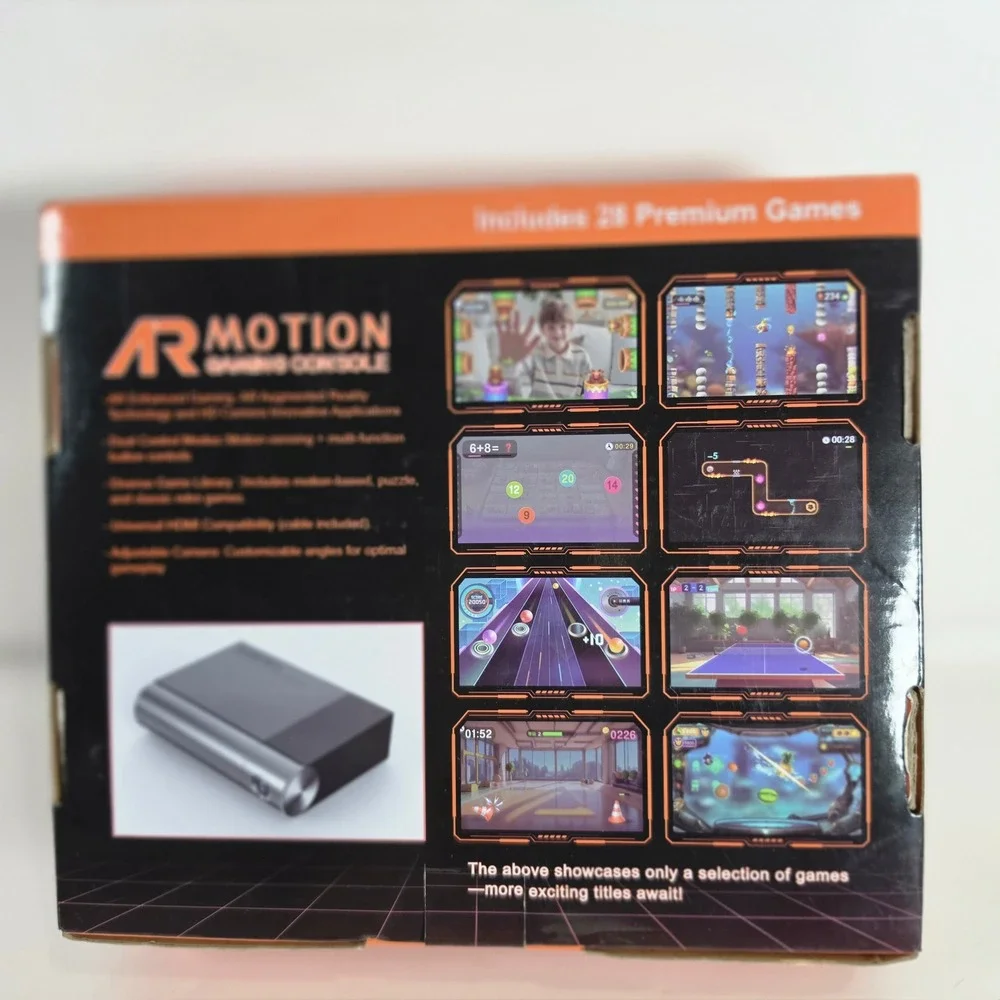 MetFut AR Motion Gaming Console S008 Kids System 28 Games 2 Wireless Controllers